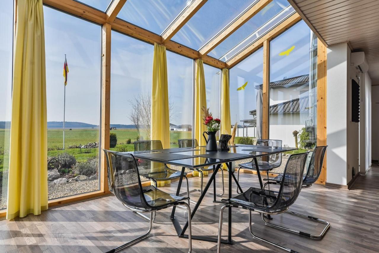 Ruhige Ferienwohnung Mit Panoramablick Ingoldingen Extérieur photo
