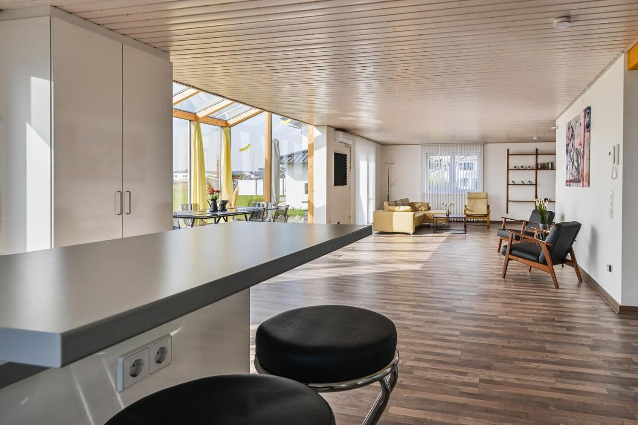 Ruhige Ferienwohnung Mit Panoramablick Ingoldingen Extérieur photo