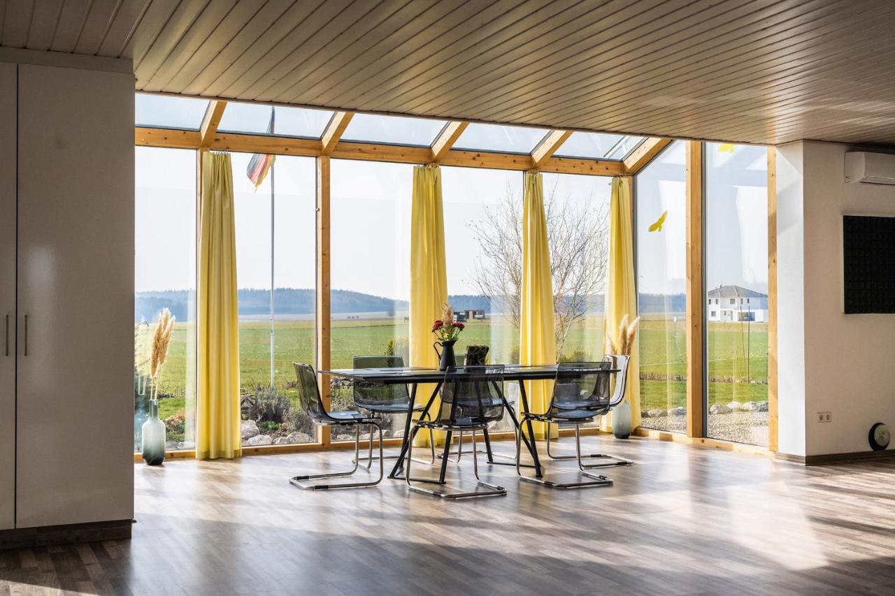 Ruhige Ferienwohnung Mit Panoramablick Ingoldingen Extérieur photo